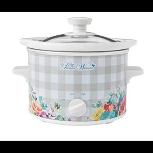 NIB The Pioneer Woman Sweet Romance Checked 1.5 Quart Slow Cooker, Crock…